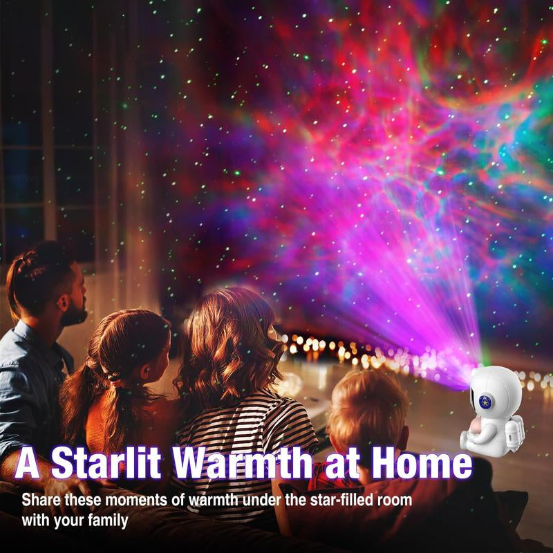 Astronaut Projector, Star Projector Galaxy Light, Night Light for Kids, Light Projector for Bedroom, Starry Nebula Ceiling LED Lamp, with Remote, Birthday Gift