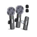 Wireless Lavalier Microphone for Iphone/Android – Dual Clip-On Mini Mics with USB-C for Tiktok, Youtube, Vlogging & Video Recording
