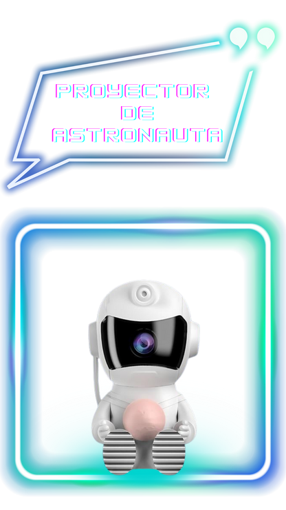Proyector de astronauta de estrellas, luz de galaxia, luz nocturna