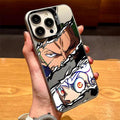 Anime Character Iphone 11-17 Pro Max Metal Silver Premium Anti-Collision Color-Changing Protective Case Compact & Stylish Shockproof Cover