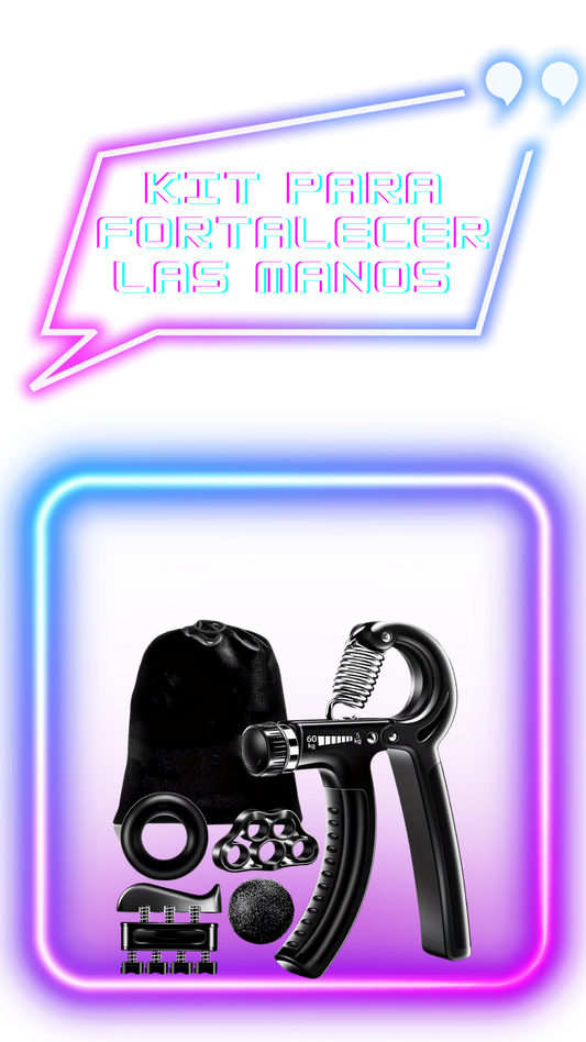 Kit de entrenamiento divertido para fortalecer el agarre de las manos (paquete de 5)