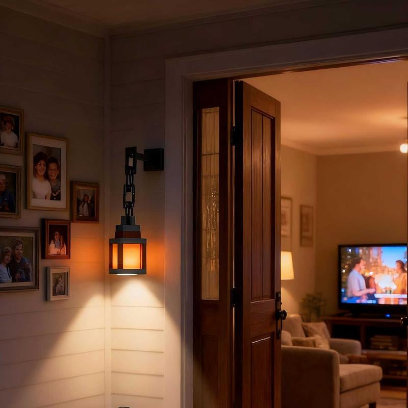 DIYCOM Pixel Lantern Night Lamp, USB-C Rechargeable RGB 16-Color Changing Light with Remote Control & Four Modes, Halloween Party Supplies, Gamer Bedroom Decoration, Unique Birthday Gift