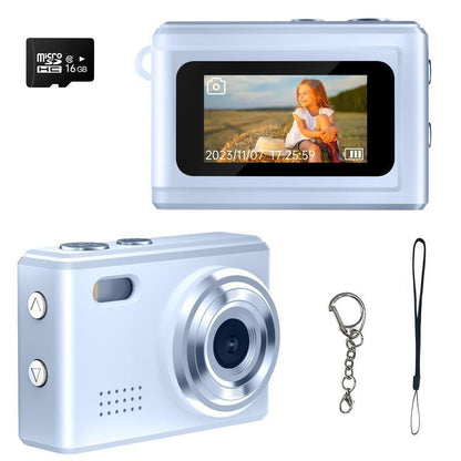 WESECUU Keychain Camera,Digital Camera, Retro Portable Thumb with LED Flash,1080P Thumb ,Keychain Card Vintage Compact Cable