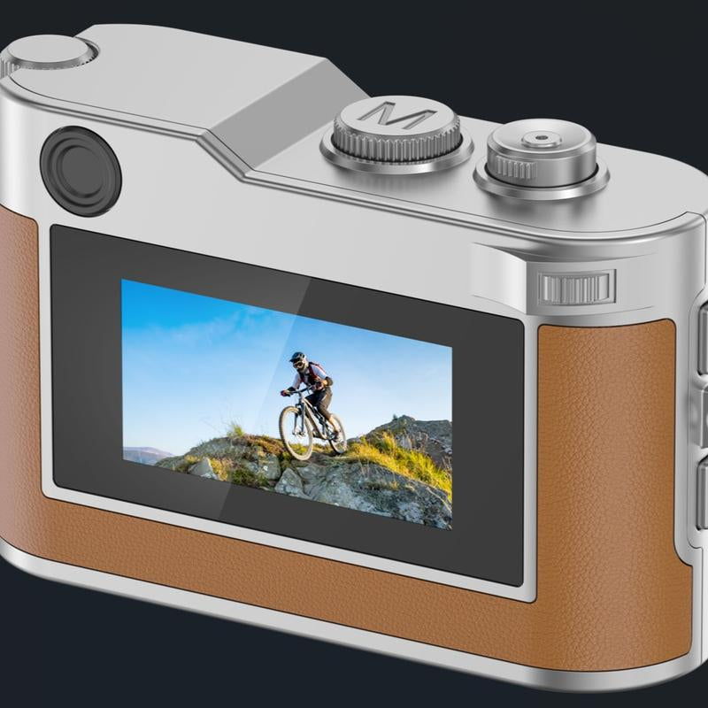 WESECUU Keychain Camera,Digital Camera, Retro Portable Thumb with LED Flash,1080P Thumb ,Keychain Card Vintage Compact Cable